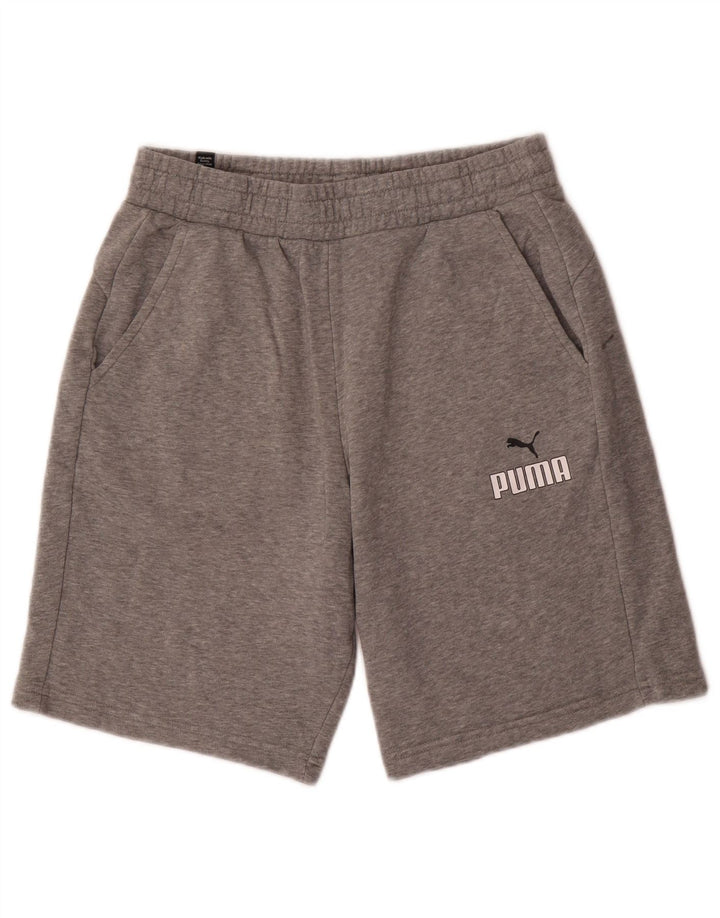 Puma Sportshorts til mænd mellemgrå bomuld