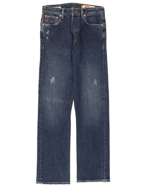 Rifle Dame Amanda Straight Jeans W26 L28 Marineblå Bomuld