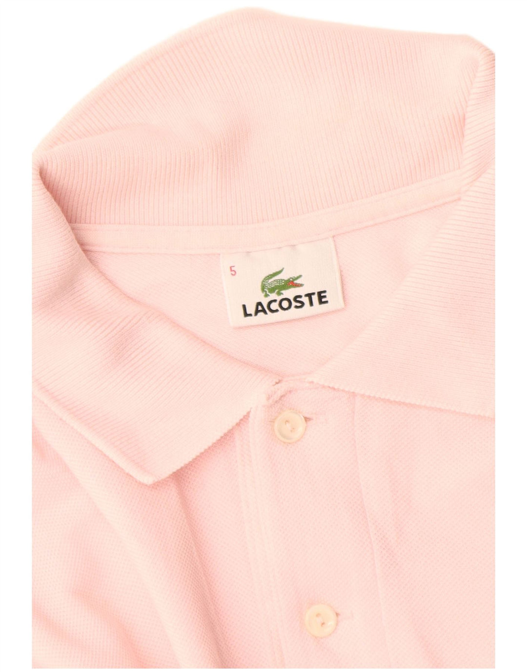 Lacoste herre poloskjorte str. 5 Large Pink