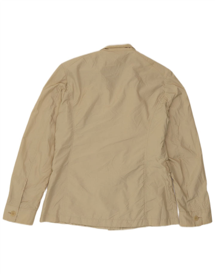 Geox Womens Respira Utility Jacket UK 10 Small Beige Polyester