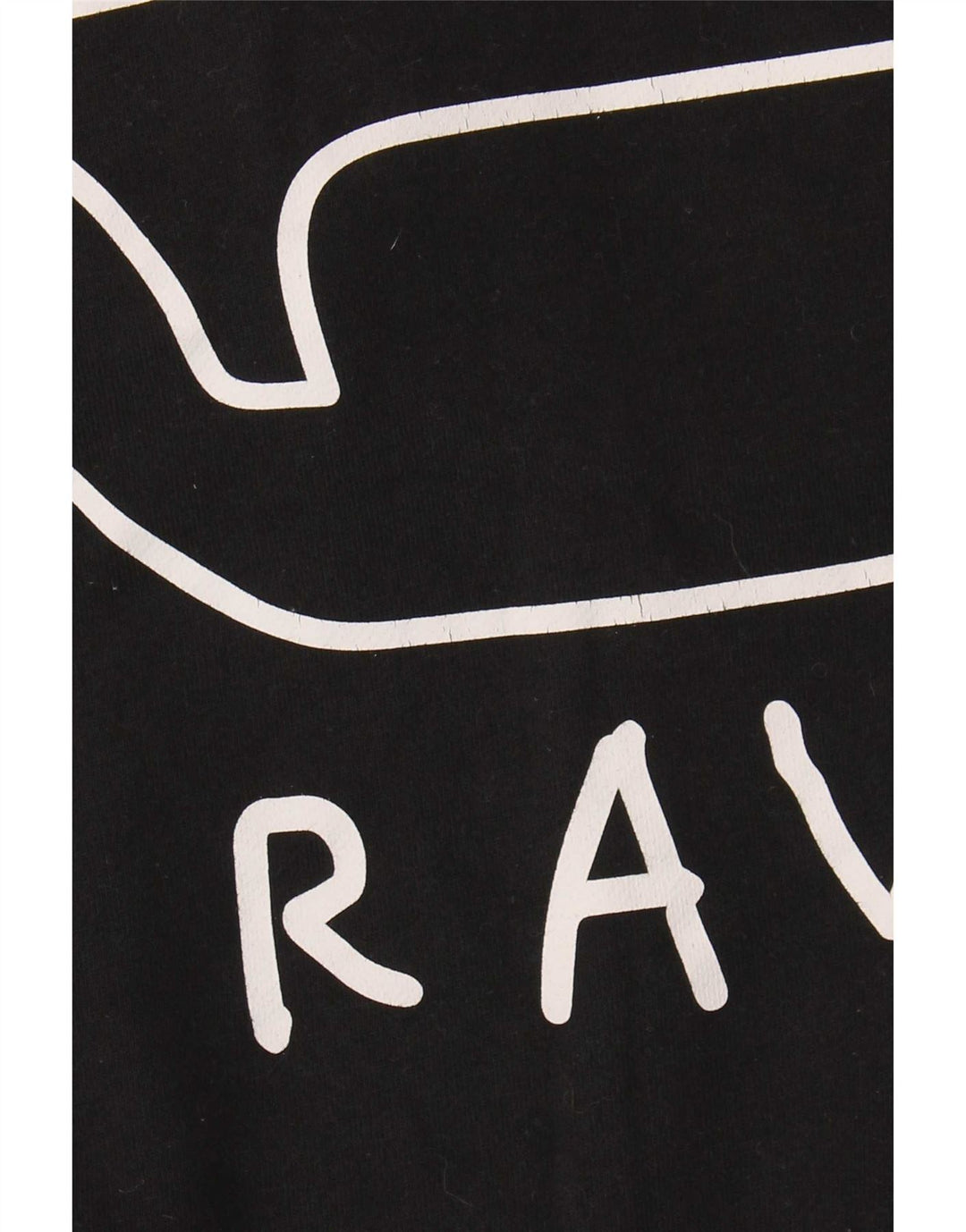 G-Star Herre Grafisk Sweatshirt Jumper Stor Sort Bomuld