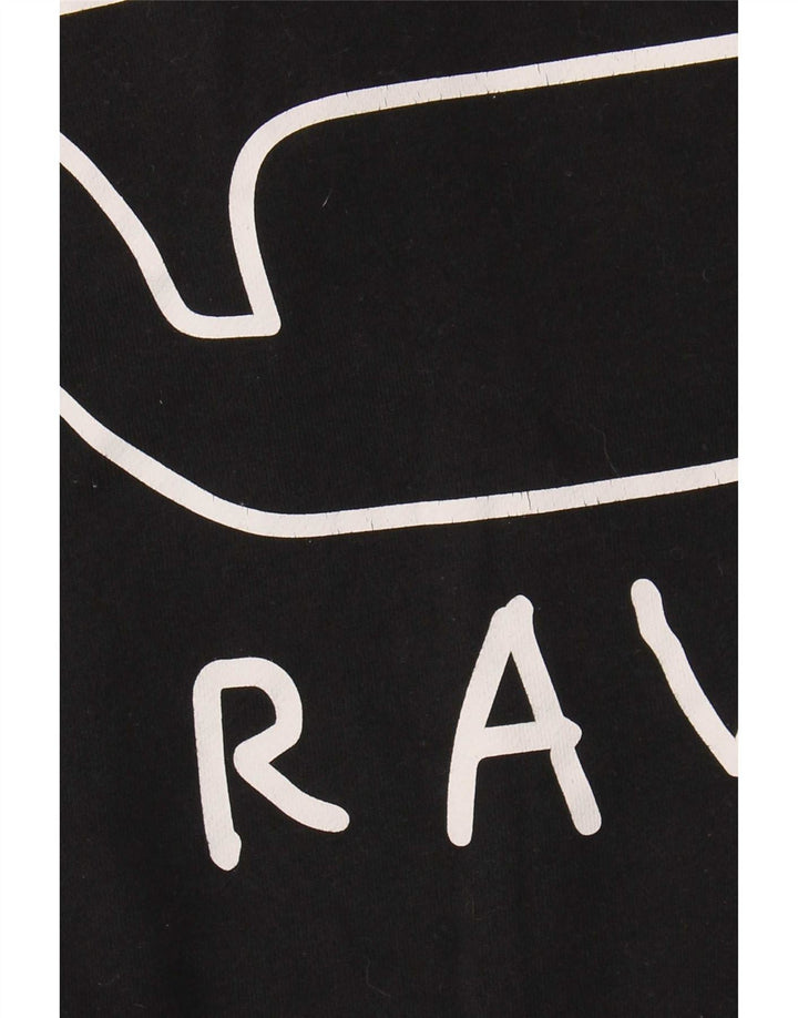 G-Star Herre Grafisk Sweatshirt Jumper Stor Sort Bomuld