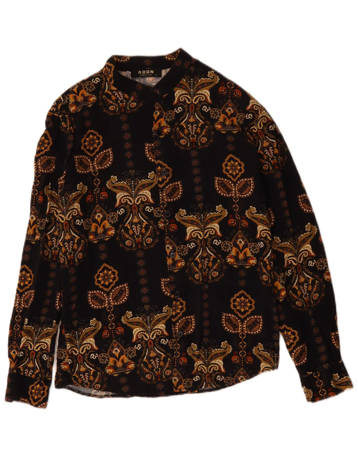 ADON Herreskjorte Lille Sort Paisley