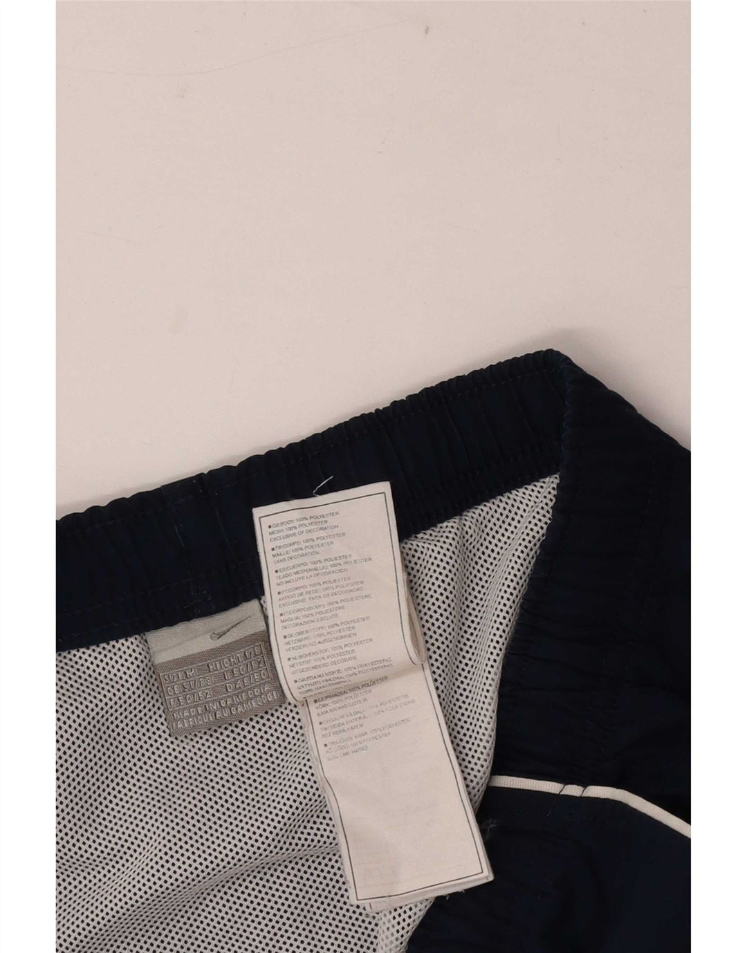 Nike Herre grafiske almindelige sportsshorts Medium marineblå polyestersport