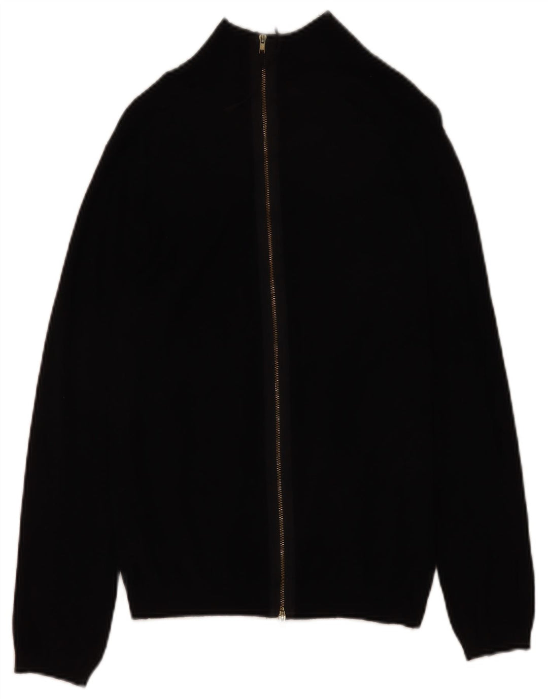 Zara Dame Cardigan Sweater UK 14 Stor Sort Viscose