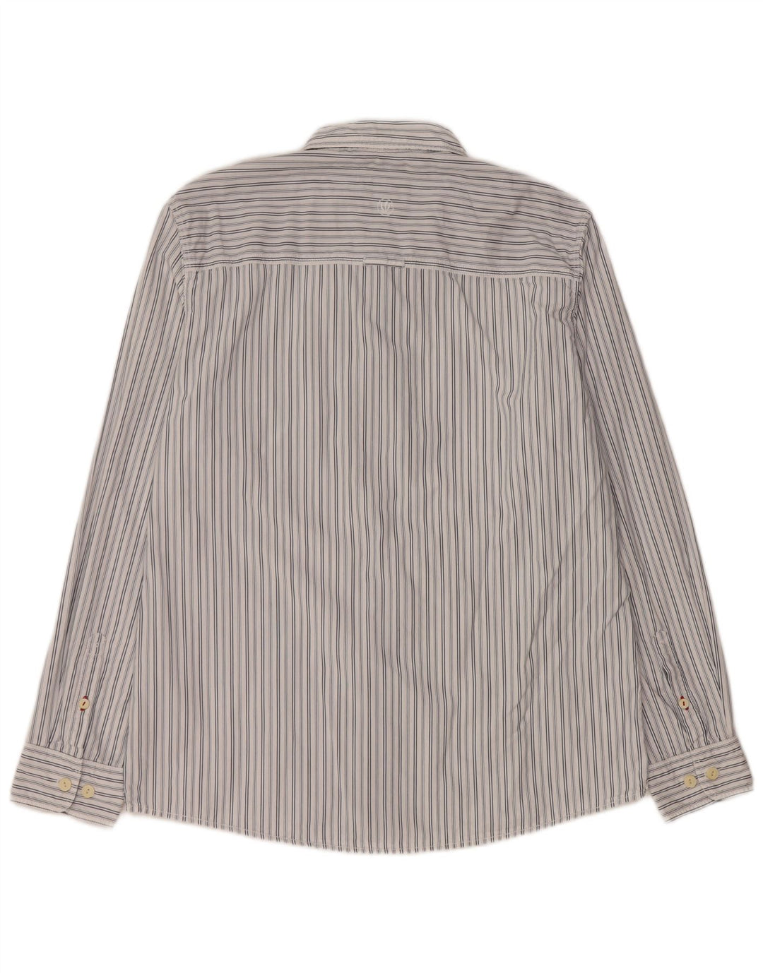 Fat Face Herre Slim Fit Shirt XL Hvidstribet bomuld