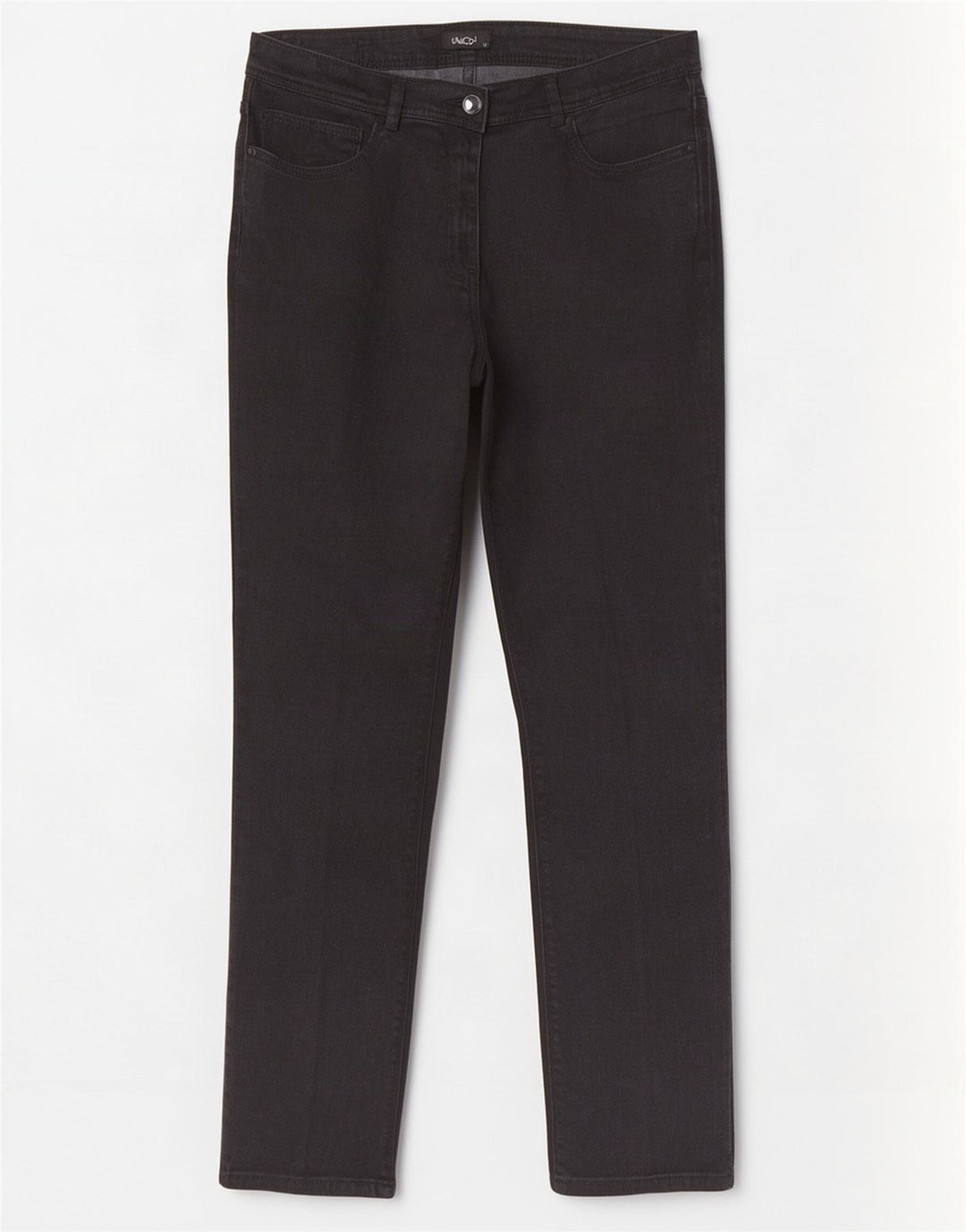 M&Co Dame Slim Jeans UK 12 Medium W32 L30 Sort