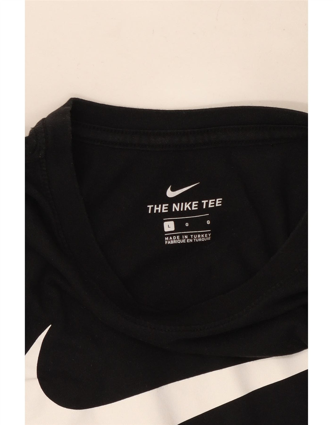 Nike grafisk T-shirt top til mænd, stor sort