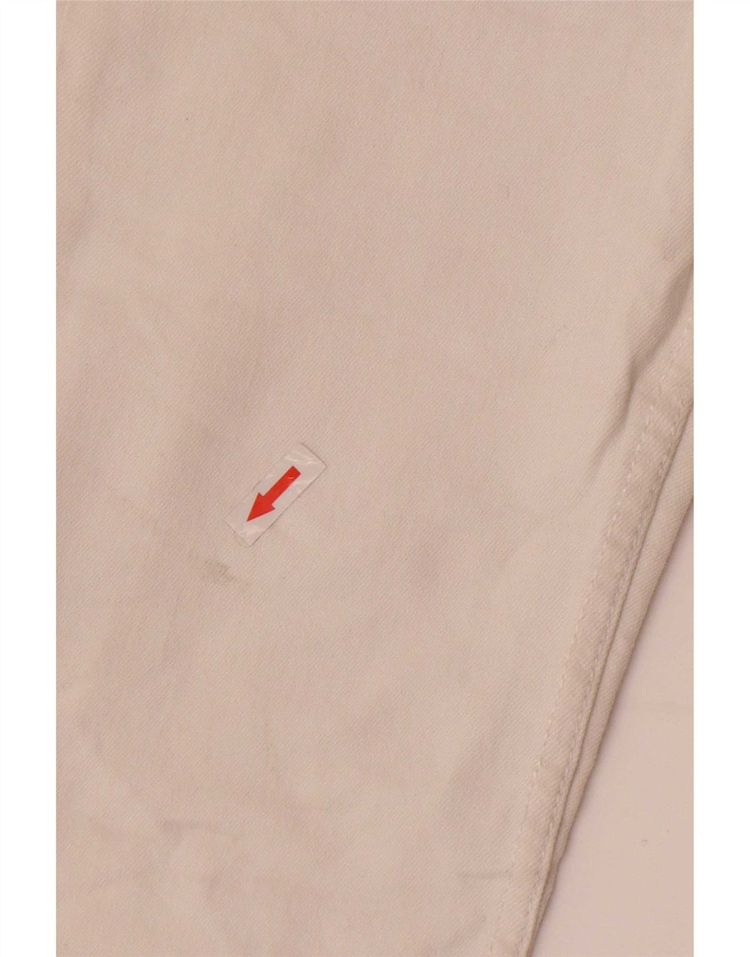 Zara Womens Crop Bootcut Jeans EU 38 Small W28 L26 White Bomuld