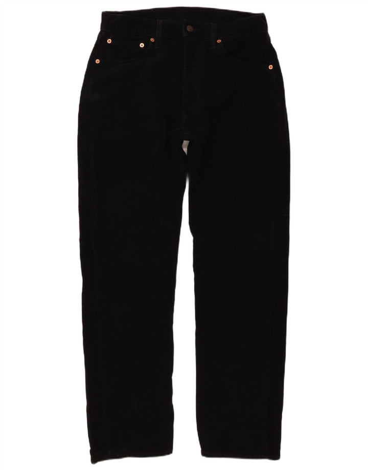 Levi's Herre 551 lige jeans W32 L30 sort bomuld
