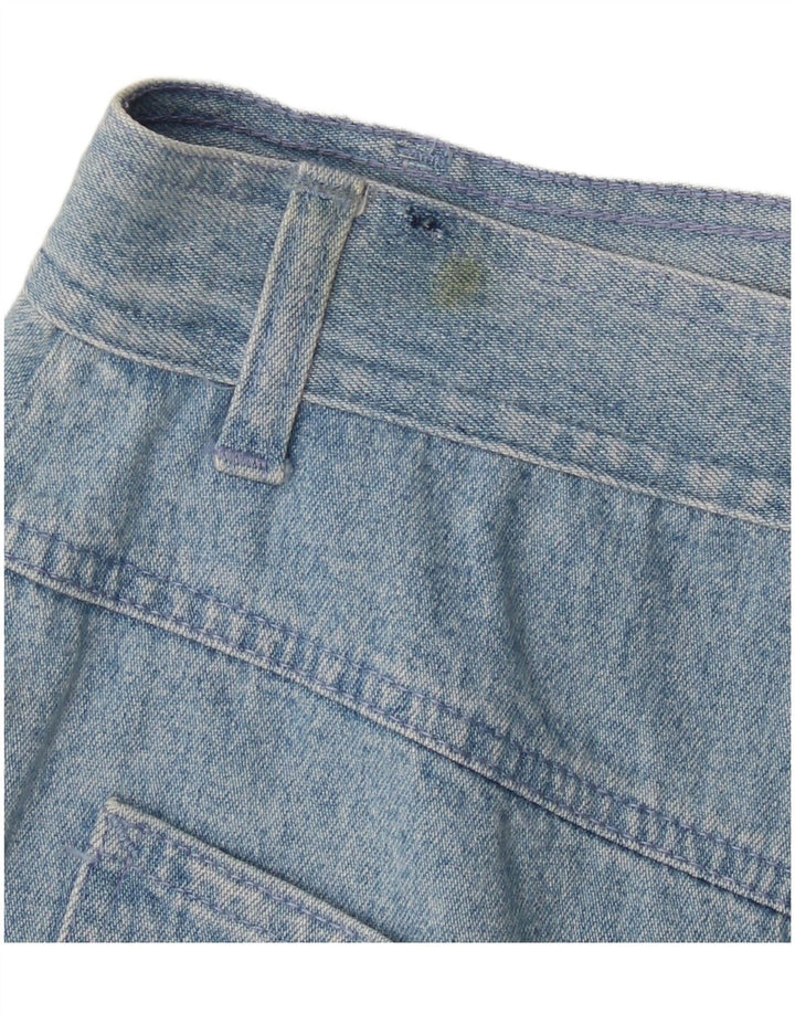 Persona Dame Denim Nederdel Størrelse 21 Medium W30 Blå Bomuld