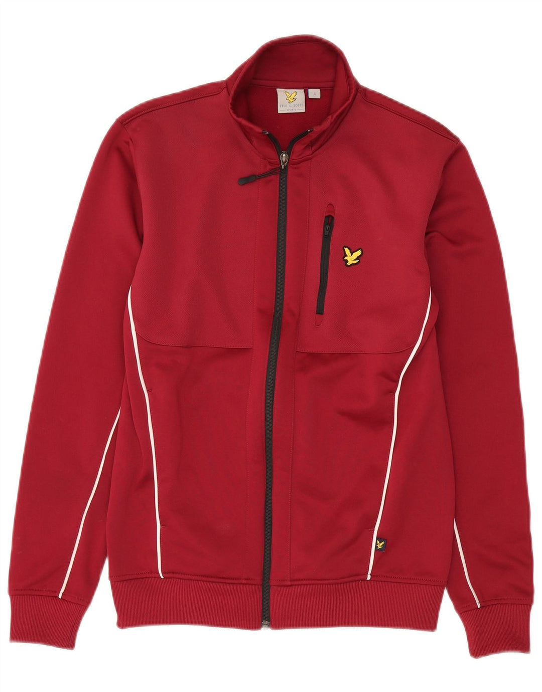Lyle & Scott Herre træningsdragt Top jakke Lille rødbrun polyester