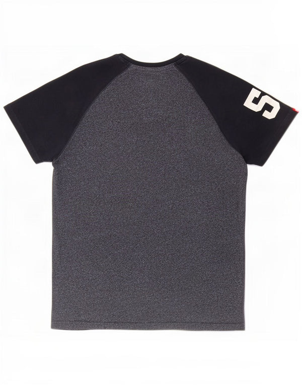 Superdry Grafisk T-shirt til mænd, stor marineblå Camouflage Bomuld
