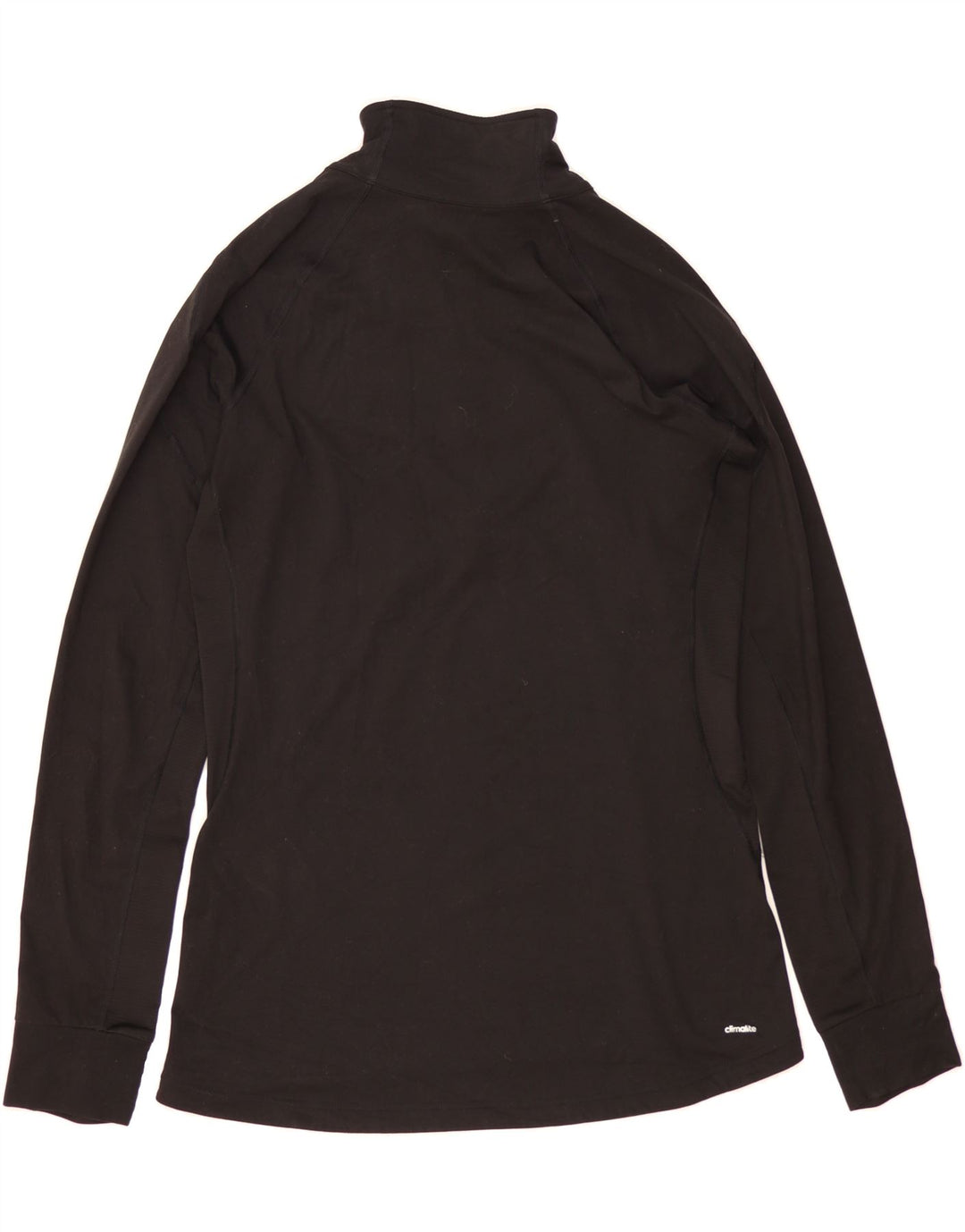 ADIDAS Womens Climalite Pullover Tracksuit Top UK 16/18 Large Black Vintage Adidas and Second-Hand Adidas from Messina Hembry 