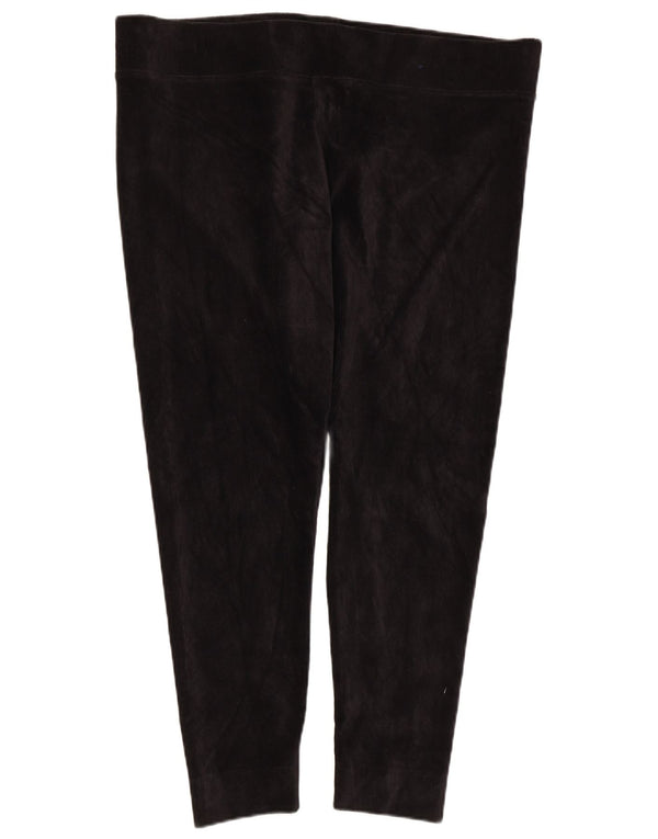 Marks & Spencer Womens Corduroy Leggings UK 20 2XL Sort bomuld