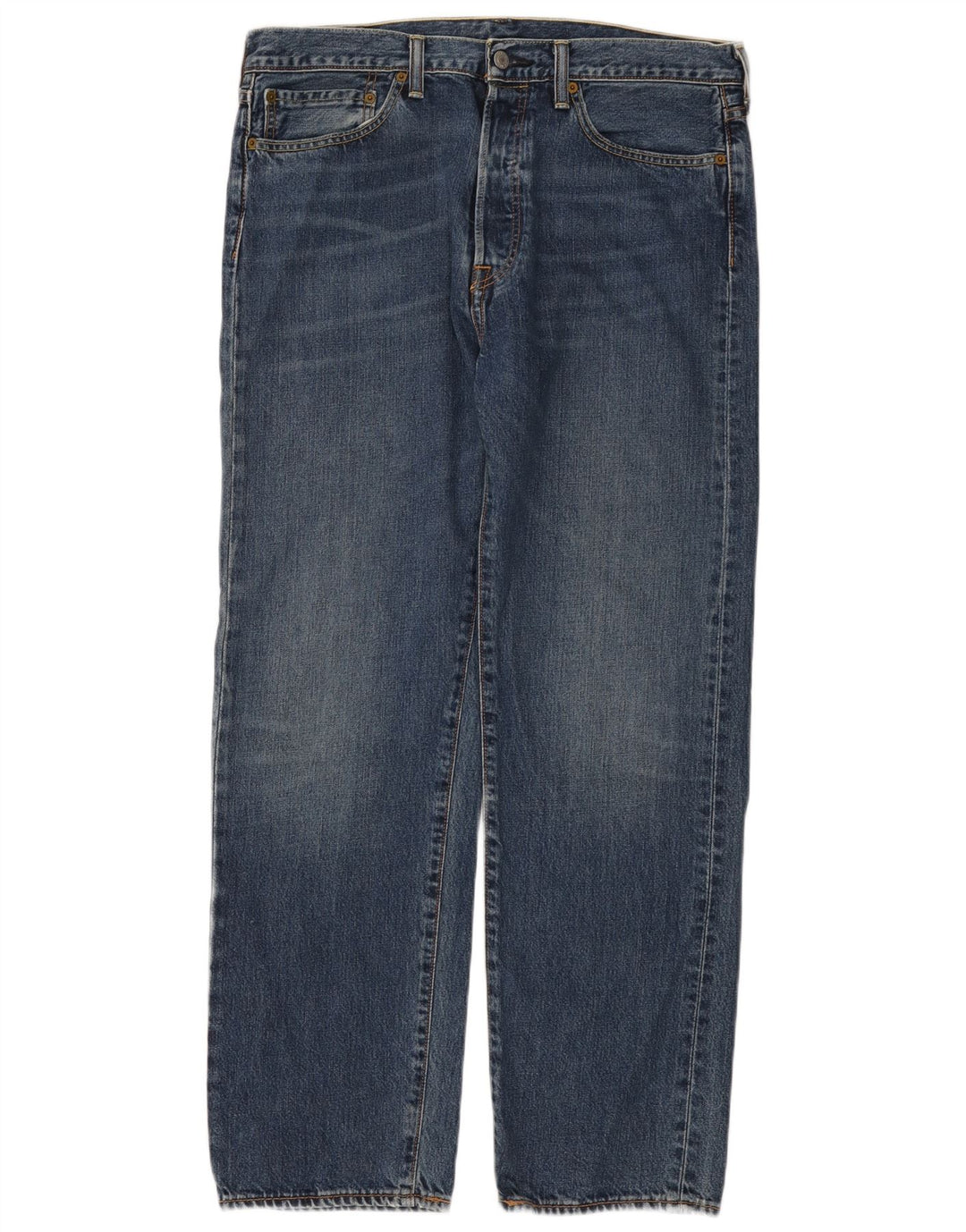 Levi's Herre 562 lige jeans W34 L32 blå bomuld