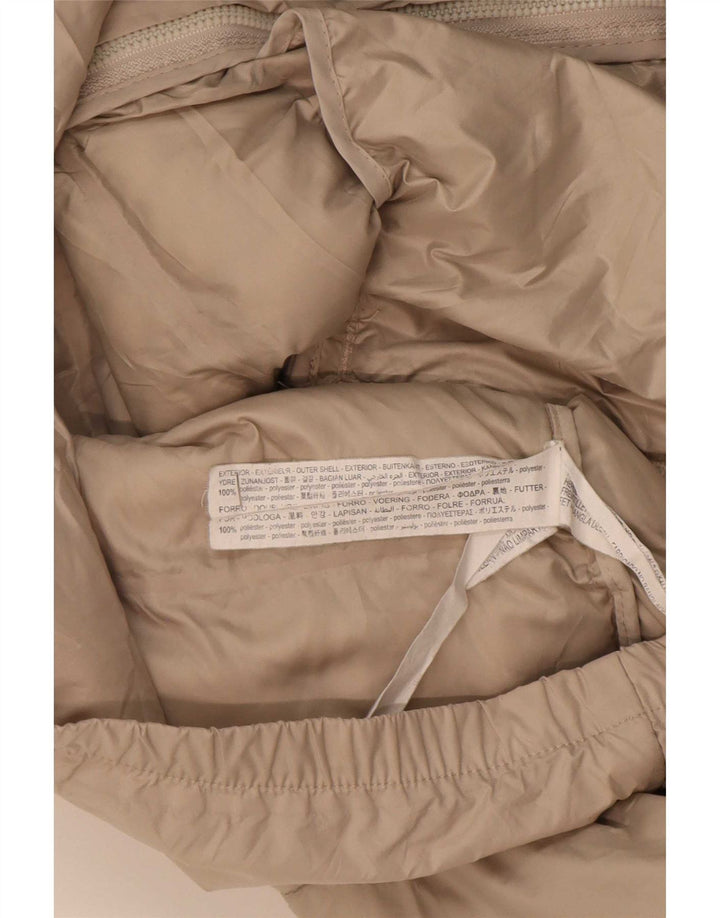 Zara Polstret Herrejakke UK 42 XL Beige Polyester