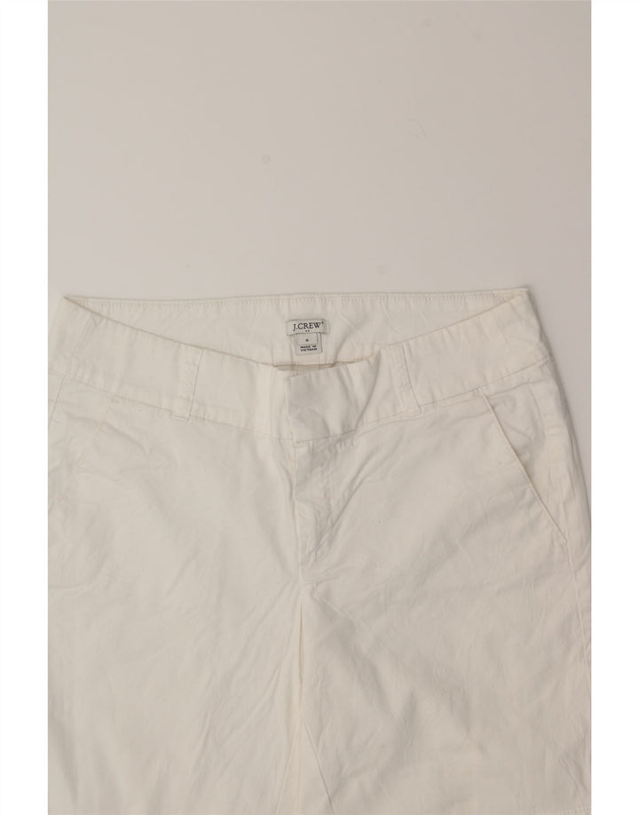 J. CREW Womens Chino Shorts US 6 Medium W32 White Cotton Vintage J. Crew and Second-Hand J. Crew from Messina Hembry 