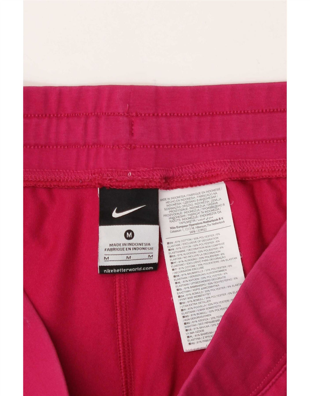 Nike sportsshorts til kvinder UK 14 Medium Pink Bomuld