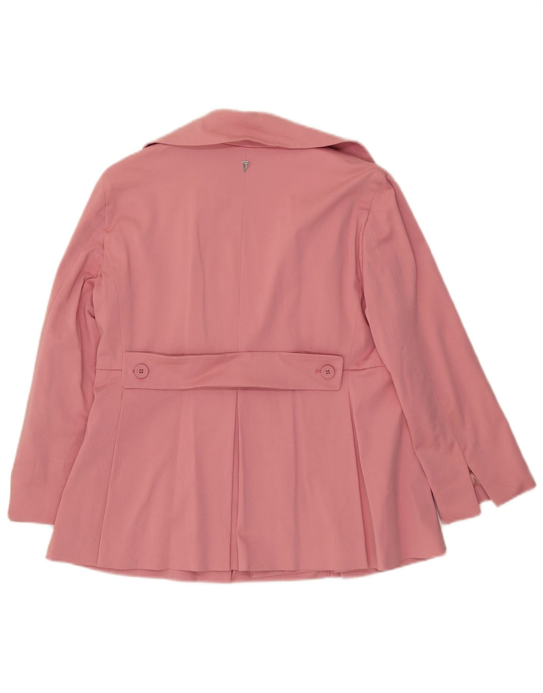 Dondup Dame Dobbeltradet Blazer Jacket IT 46 Large Pink Bomuld