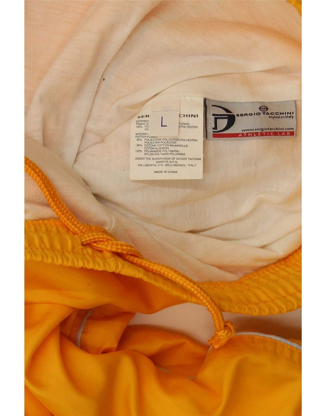 Sergio Tacchini Herre grafiske træningsdragt Bukser Joggers Large Yellow