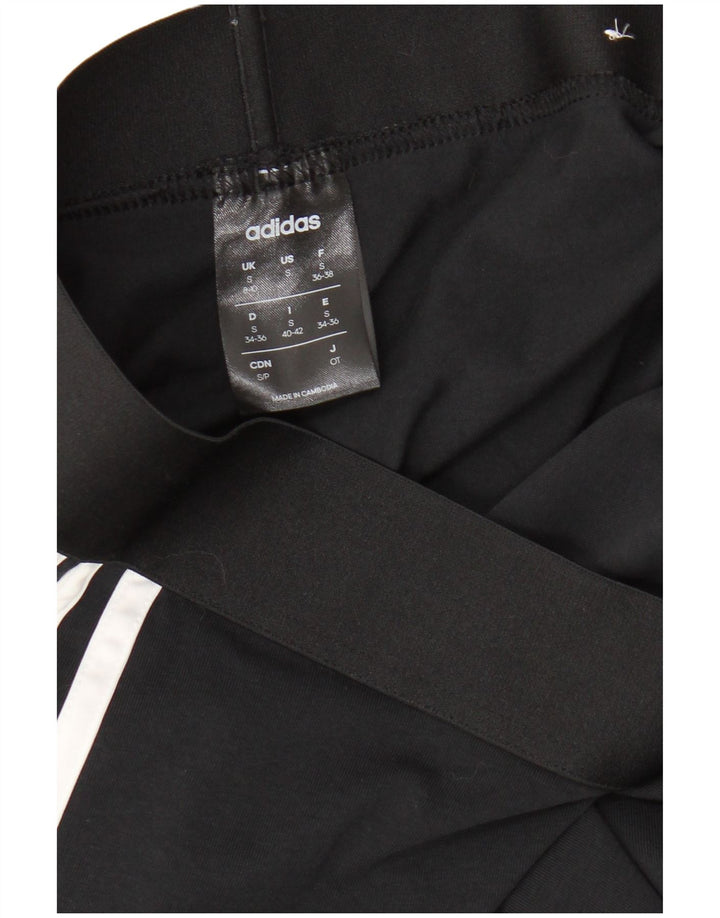 ADIDAS Womens Leggings UK 8/10 Small Black