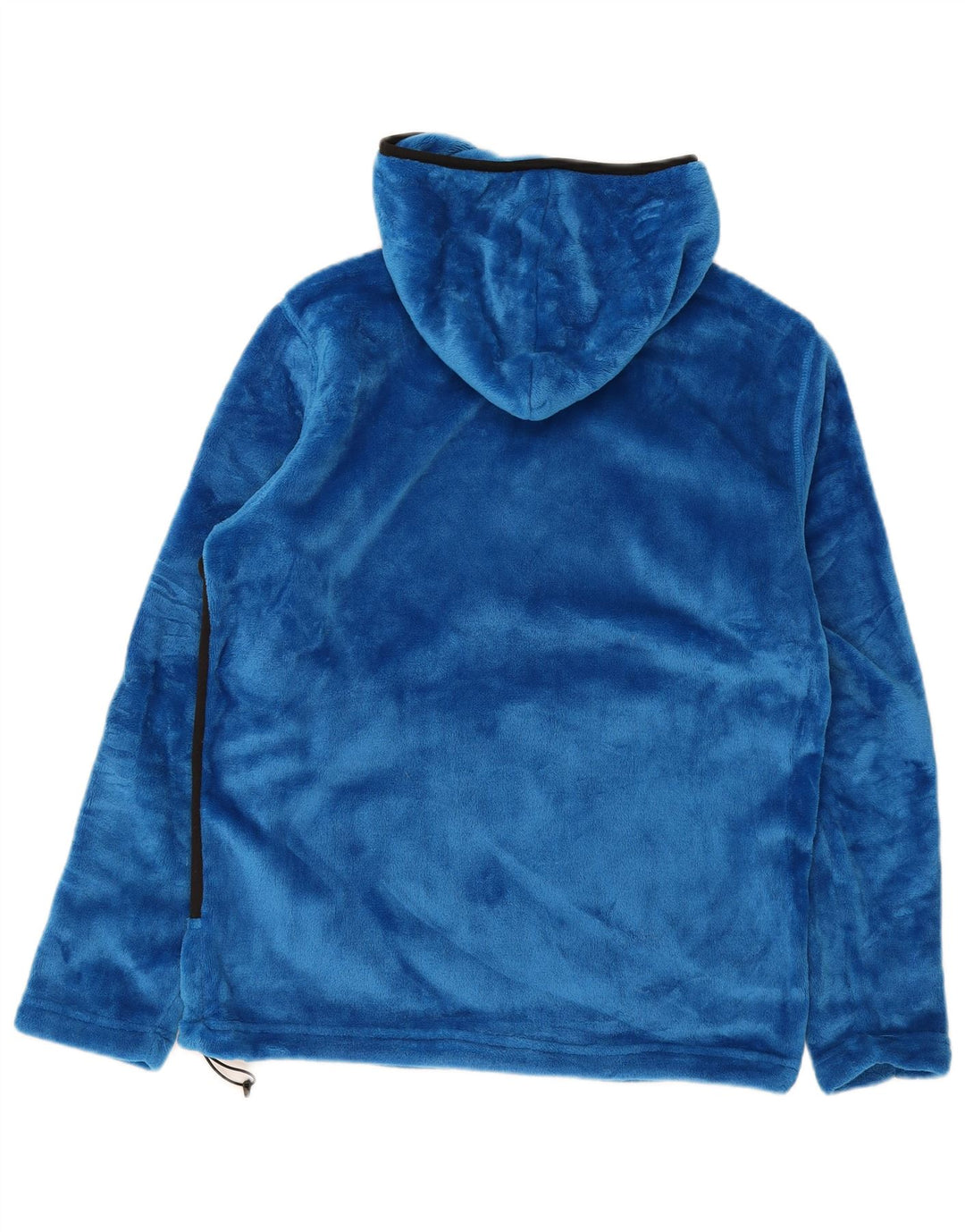 Brugi Herre hættejakke i fleece UK 40 Large Blue Colourblock Polyester