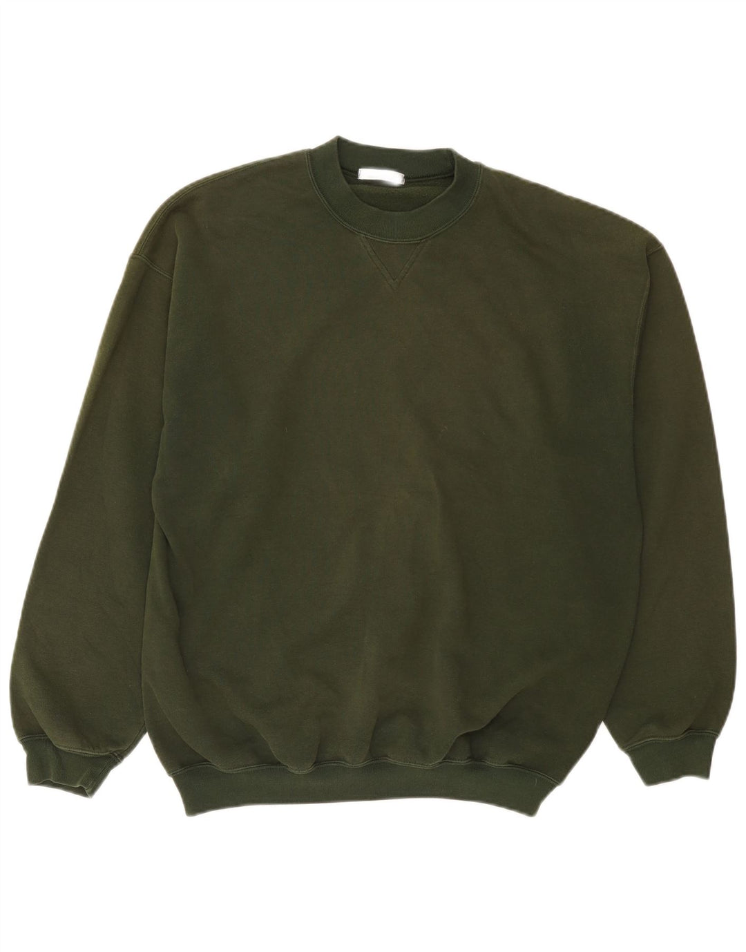 Marks & Spencer Herre sweatshirt Jumper Medium Khaki Bomuld