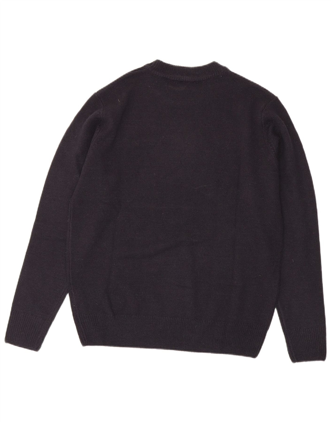 Avirex herre rund hals sweater stor marineblå akryl
