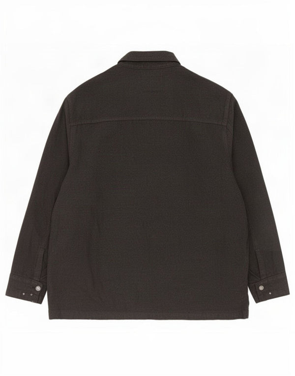 Lee Herre Overshirt Shirt XL Sort Polyester