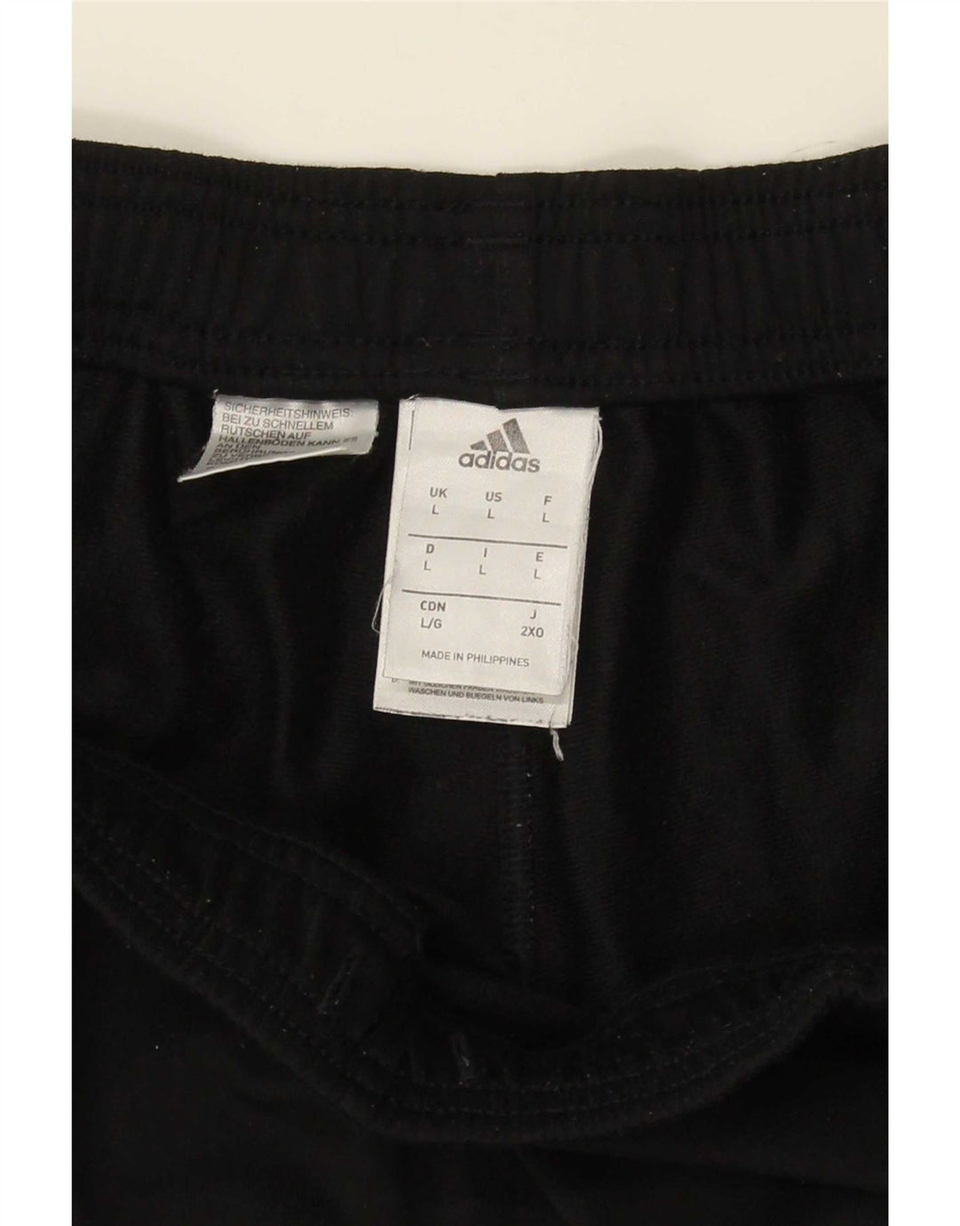 Adidas Træningsdragtsbukser til mænd Stor sort polyester