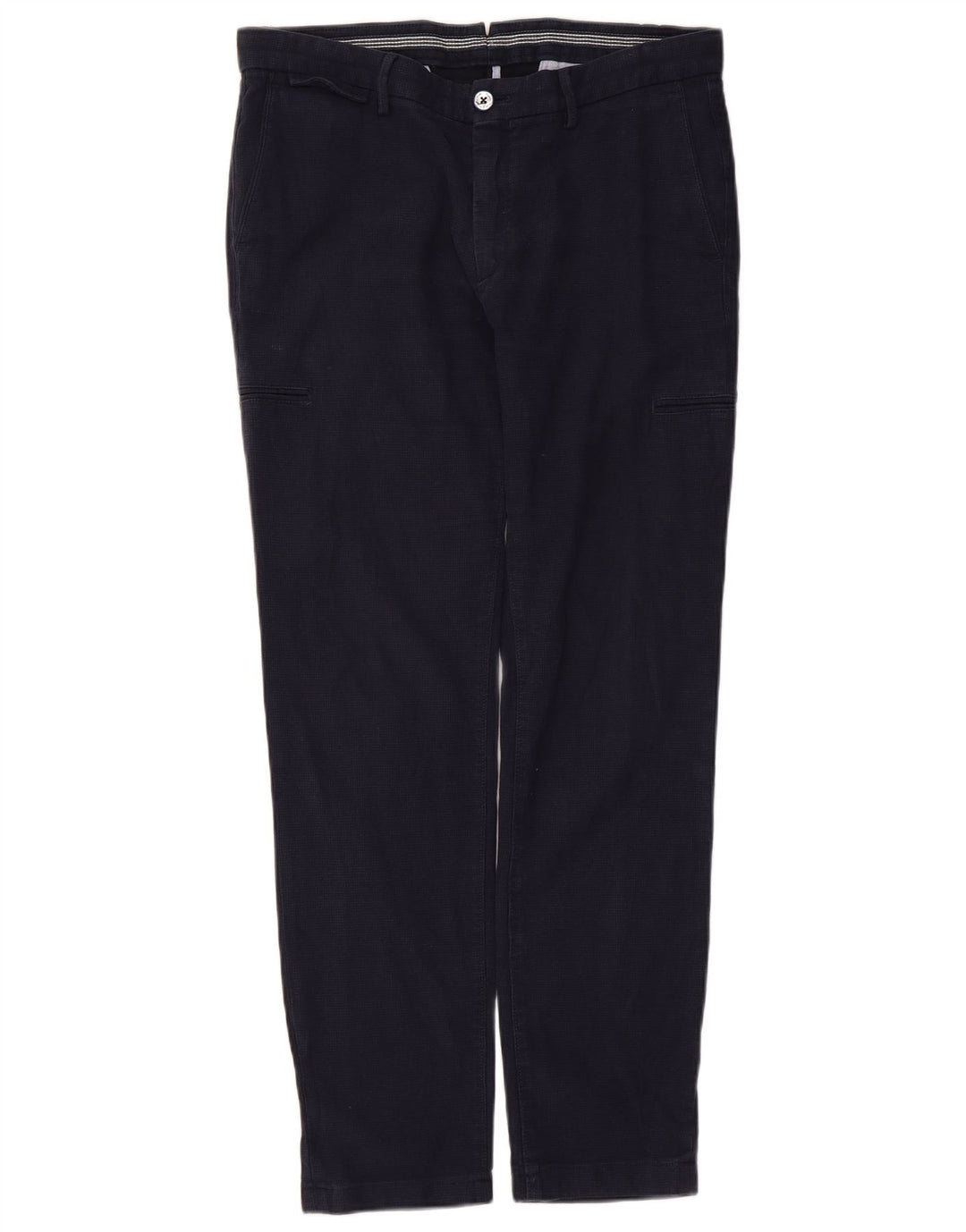 Massimo Dutti Herre Slim Cargo Bukser EU 40 Medium W31 L29 Marineblå