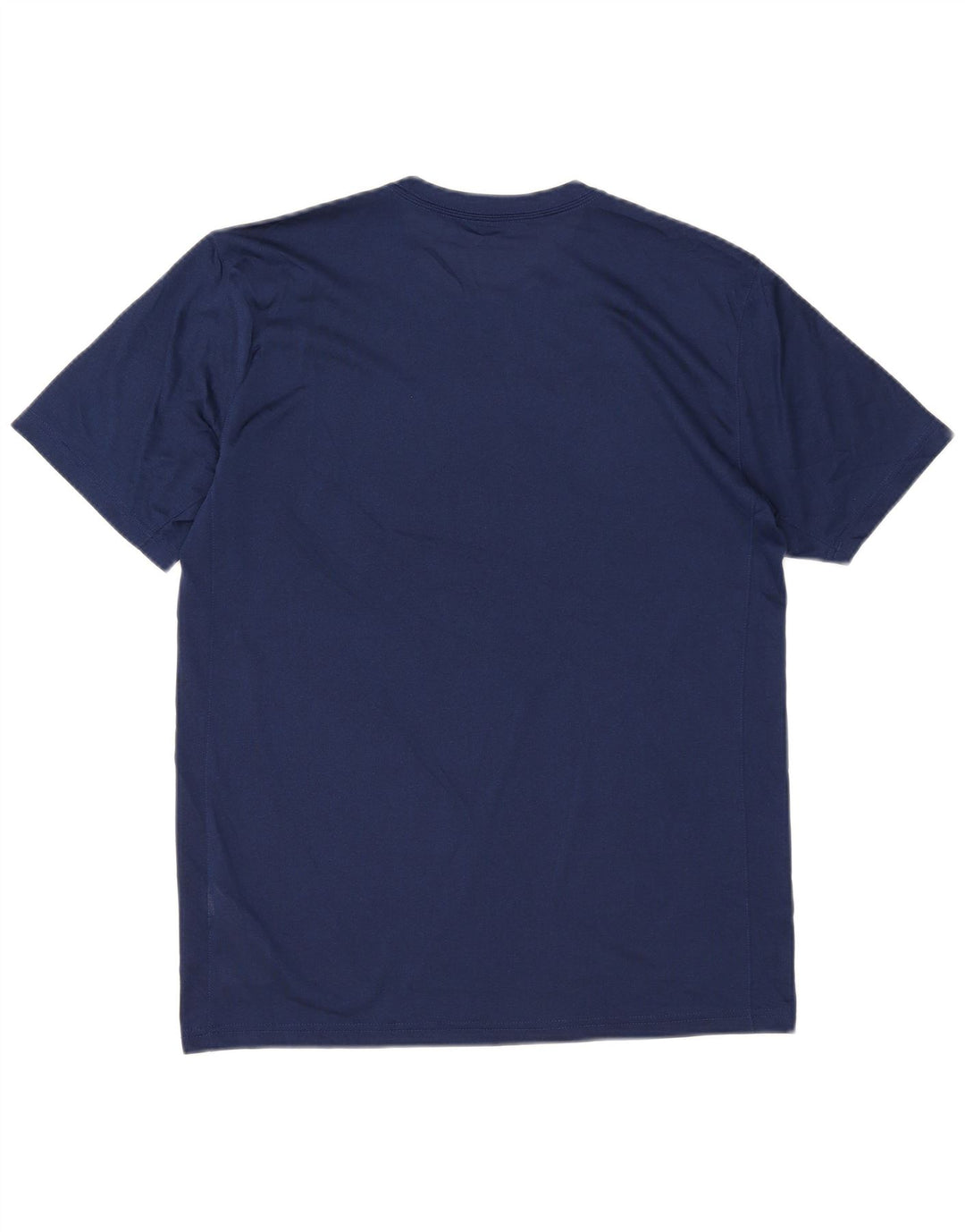 Nike Herre Dri Fit grafisk T-shirt top mellem marineblå polyester