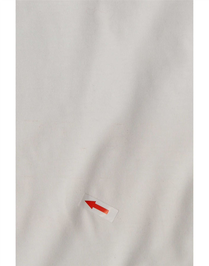 Superdry T-shirt top til mænd, stor hvid bomuld