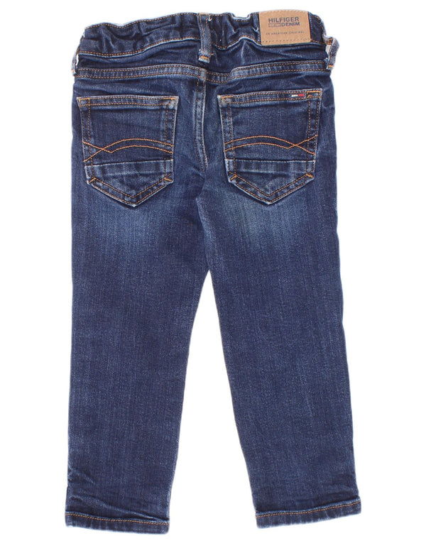Tommy Hilfiger Boys Slim Jeans 2-3 År W20 L15 Blå Bomuld