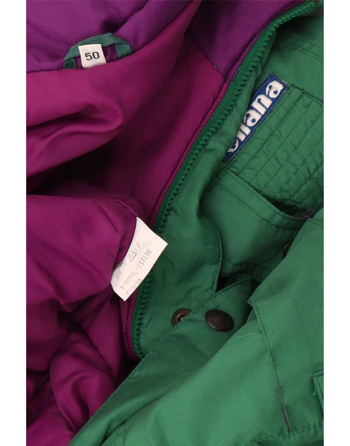Eliana Herre Ski Jumpsuit IT 50 Large Green Colourblock Polyester