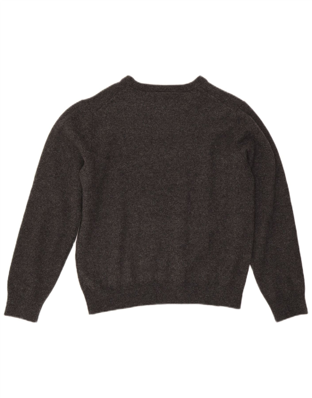 Lacoste Dame Boat Neck Jumper Sweater UK 14 Medium Grey Uld