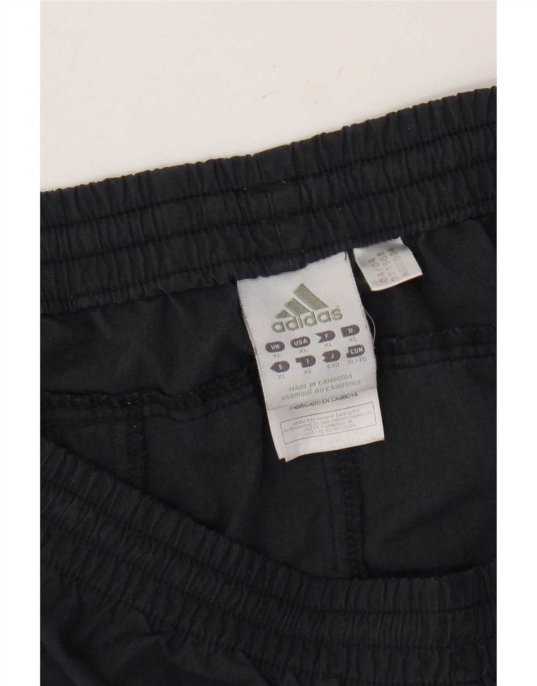 Adidas Herre Capri Træningsdragt Bukser XL Navy Blue Polyester