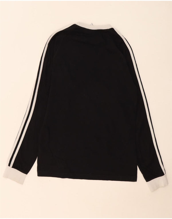 Adidas Herre Top Langærmet XS Sort Colourblock Bomuld