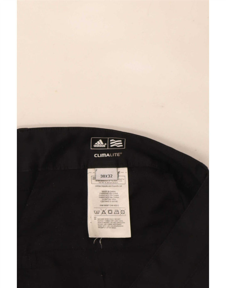 Adidas Herre Climalite Straight Chino Bukser W38 L32 Sort Polyester