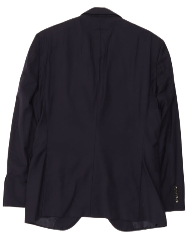Hugo Boss Herre skræddersyet 2-knaps blazerjakke UK 36 Small Navy Blue