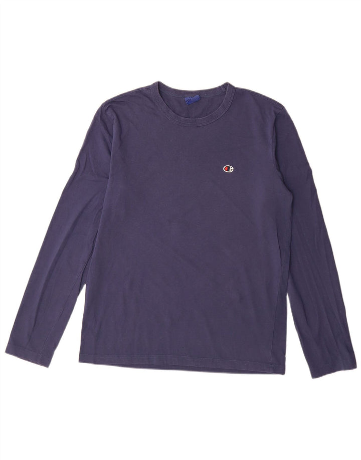 Champion Herre Top Langærmet Large Navy Blue