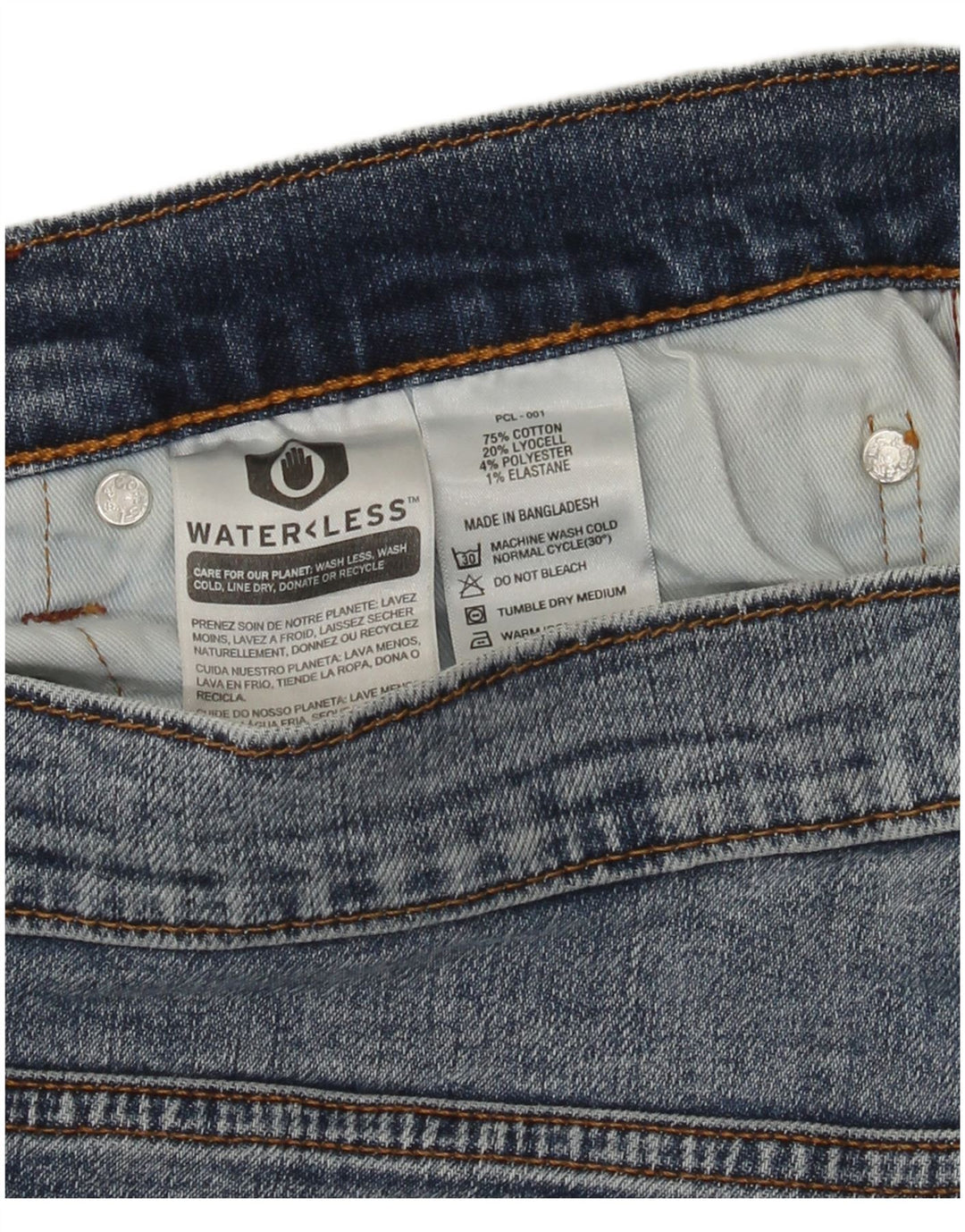 Levi's Herre 511 Slim Jeans W34 L32 Blå Bomuld