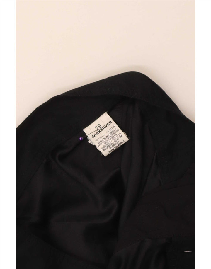 Quiksilver grafiske badeshorts til mænd, små sorte polyester