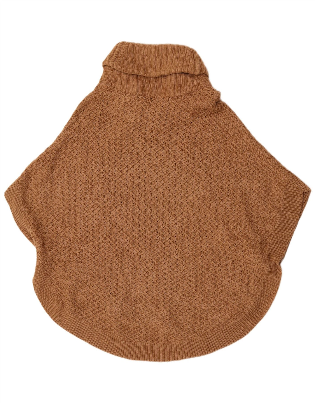 Massimo Dutti Dame Poncho Jumper US 8 Medium Brun Uld