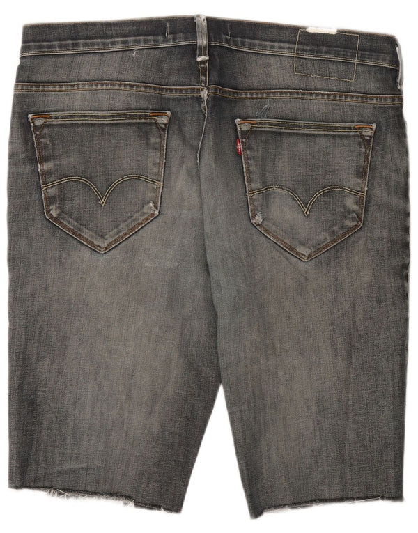 Levi's Herre 519 Slim Denim Shorts W38 XL Grå Bomuld
