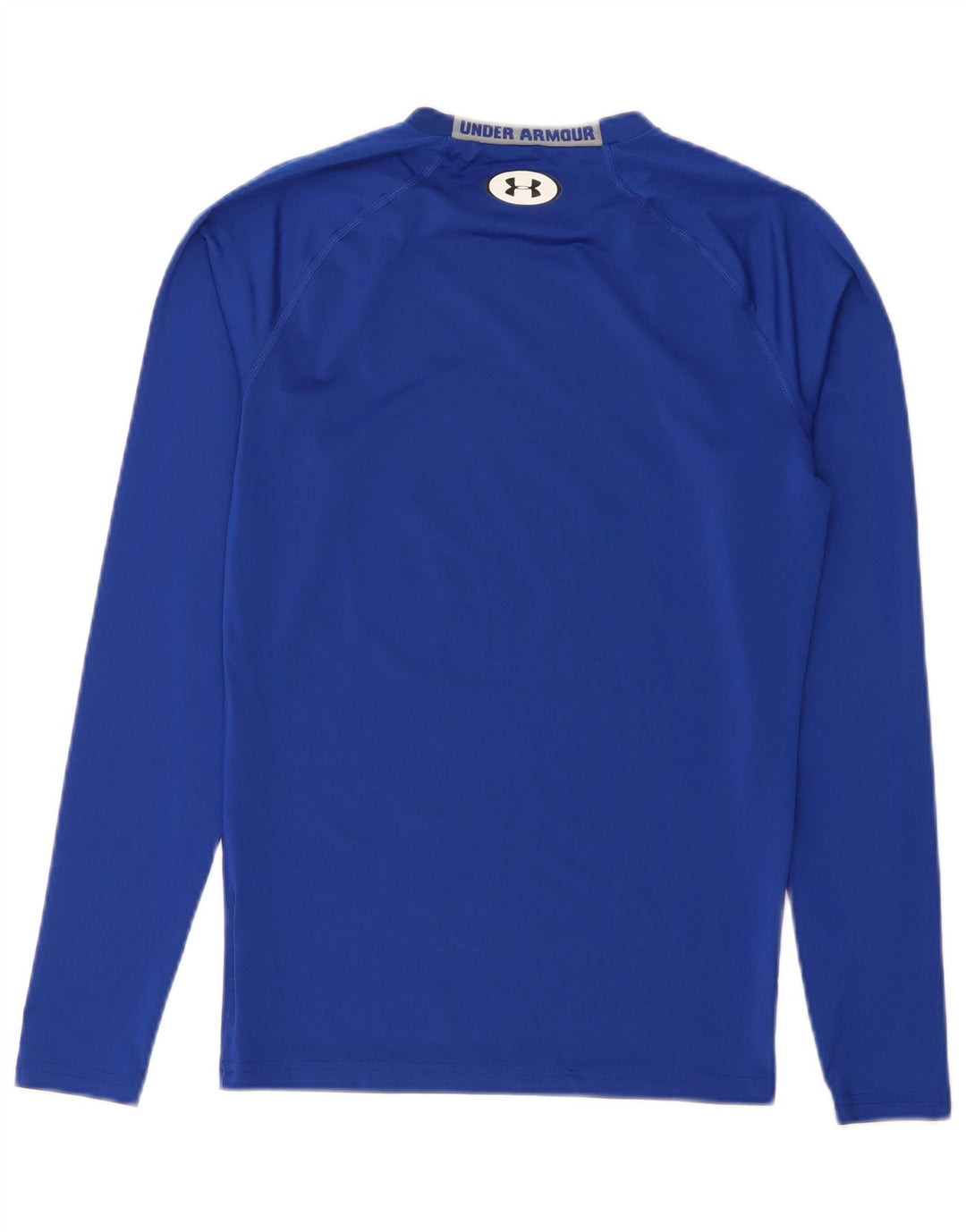 Under Armour Herre Heat Gear Grafisk Top Langærmet Stor Blå Polyester