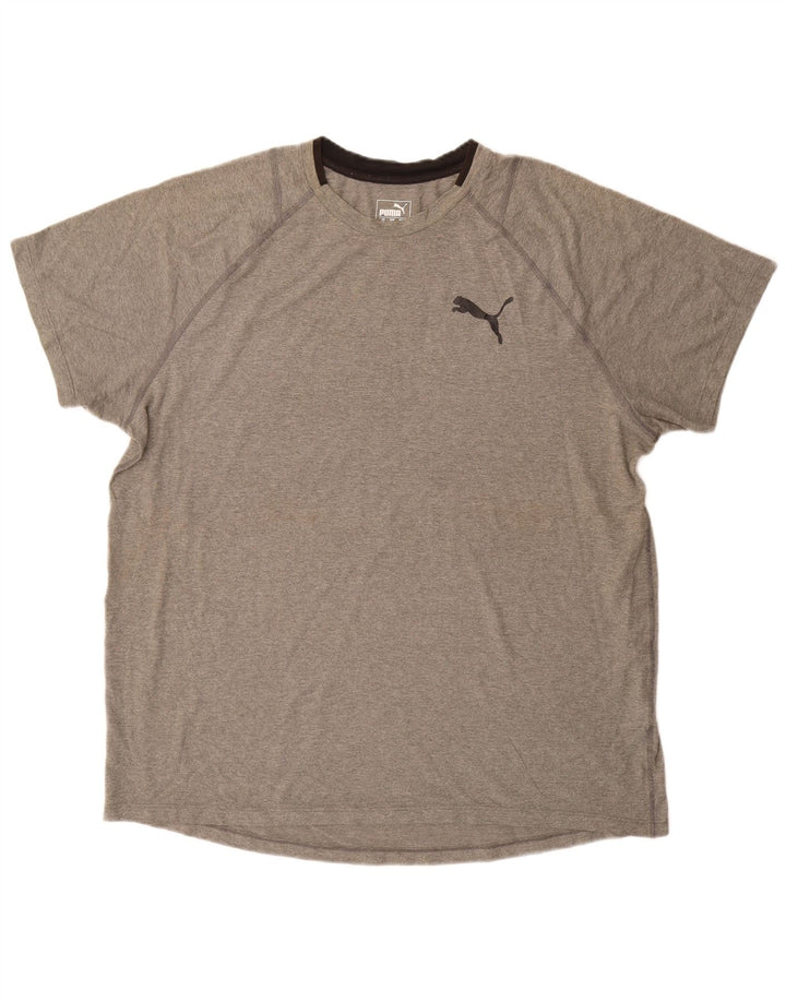PUMA Herre T-Shirt Top 2XL Grå