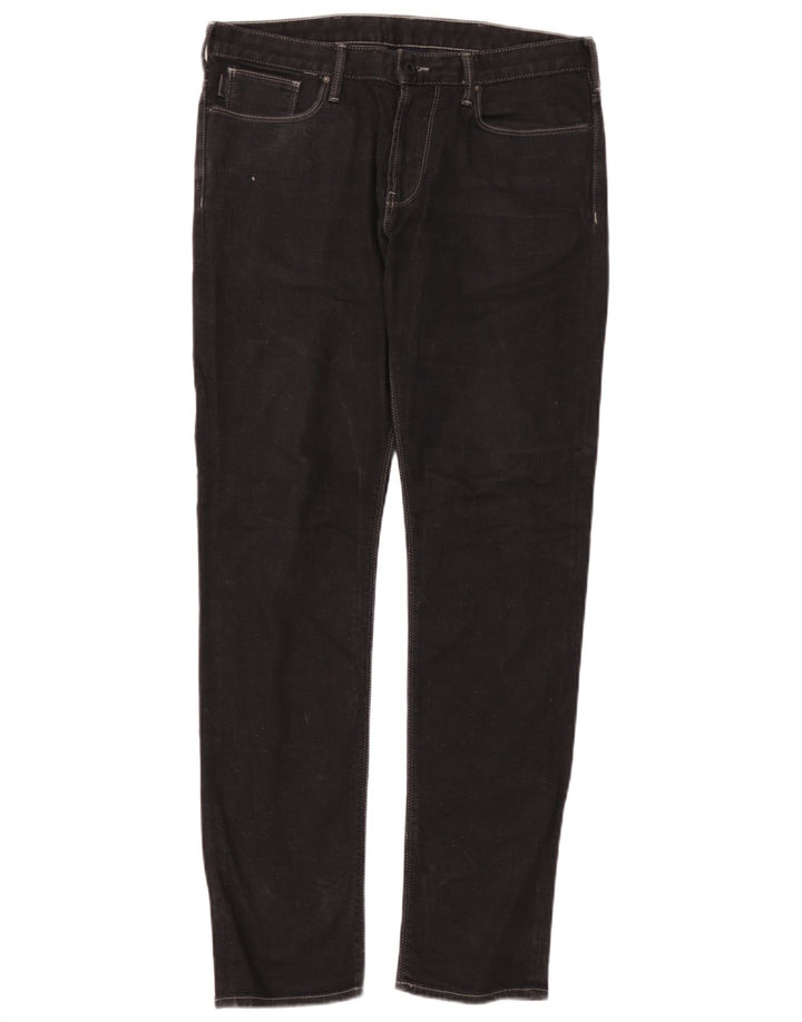 Armani Herre Slim Jeans W32 L34 Sort Bomuld
