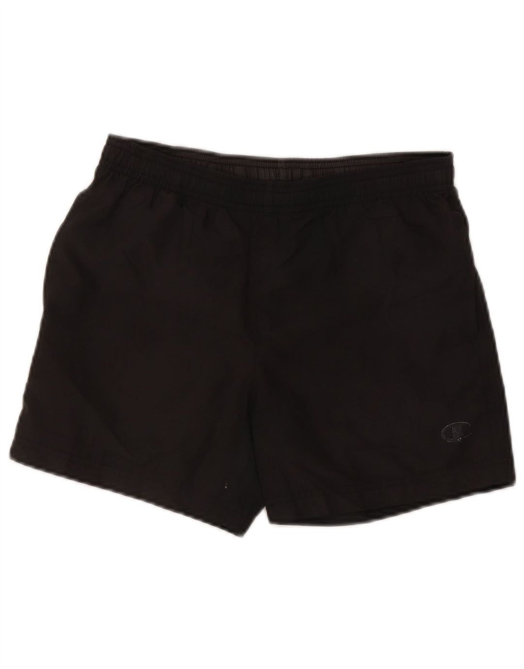 Champion Womens Sports Shorts UK 8 Small Black Polyester